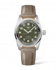 Longines Spirit L3.810.4.03.2 Αυτόματος Ανοξείδωτο ατσάλι Καφέ δερμάτινο λουρί Πράσινο ματ χρώμα καντράν