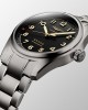 Longines Spirit L3.811.1.53.6 Αυτόματο Τιτάνιο Μπρασελέ Ανθρακί χρώμα καντράν