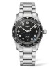 Longines Spirit L3.812.4.53.6 Αυτόματο Ανοξείδωτο ατσάλι Μπρασελέ Μαύρο χρώμα καντράν Κεραμική στεφάνη
