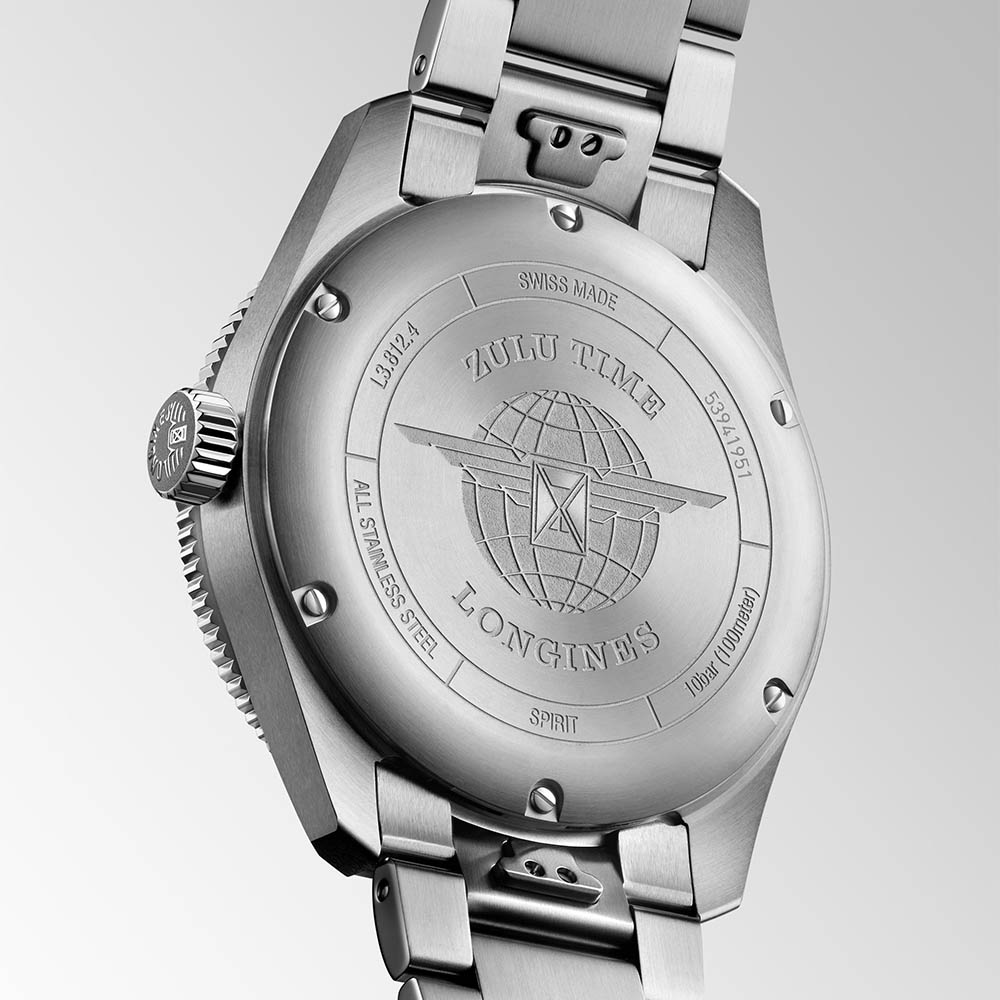 Longines Spirit L3.812.4.93.6 Αυτόματο Ανοξείδωτο ατσάλι Μπρασελέ Μπλε χρώμα καντράν Κεραμική στεφάνη