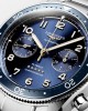 Longines Spirit Flyback L3.821.4.93.6 Αυτόματο Ανοξείδωτο ατσάλι Μπρασελέ Μπλε χρώμα καντράν Κεραμική στεφάνη