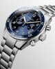 Longines Spirit Flyback L3.821.4.93.6 Αυτόματο Ανοξείδωτο ατσάλι Μπρασελέ Μπλε χρώμα καντράν Κεραμική στεφάνη