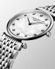 LONGINES La Grande Classique L4.512.4.87.6 Quartz Ανοξείδωτο ατσάλι Μπρασελέ Πλάκα φιλντίσι καντράν Διαμάντια