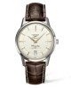 Longines Flagship Heritage L4.795.4.78.2 Αυτόματο Ανοξείδωτο ατσάλι Καφέ δερμάτινο λουρί Ασημί χρώμα καντράν