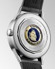 Longines Flagship Heritage L4.815.4.72.2 Αυτόματο Ανοξείδωτο ατσάλι Γκρι δερμάτινο λουρί Ασημί χρωμά καντράν