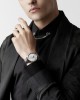 Longines Flagship Heritage L4.815.4.72.2 Αυτόματο Ανοξείδωτο ατσάλι Γκρι δερμάτινο λουρί Ασημί χρωμά καντράν