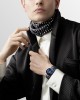 Longines Flagship Heritage L4.815.4.92.2 Αυτόματο Ανοξείδωτο ατσάλι Μπλε δερμάτινο λουρί Μπλε χρωμά καντράν