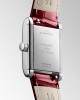Longines Mini DolceVita L5.200.4.71.5 Quartz Stainless steel Red leather strap White colour dial Diamonds