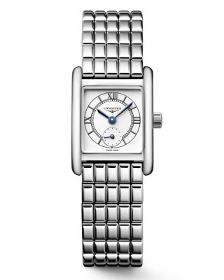 Longines Mini DolceVita L5.200.4.75.6 Quartz Ανοξείδωτο ατσάλι Μπρασελέ Λευκό χρώμα καντράν