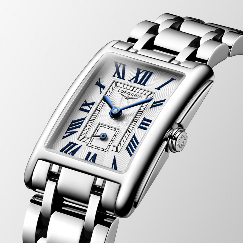 Longines DolceVita L5.255.4.70.6 Quartz Ανοξείδωτο ατσάλι Μπρασελέ Λευκό χρώμα καντράν Λατινική αρίθμηση
