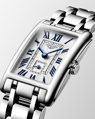 Longines DolceVita L5.255.4.70.6 Quartz Ανοξείδωτο ατσάλι Μπρασελέ Λευκό χρώμα καντράν Λατινική αρίθμηση
