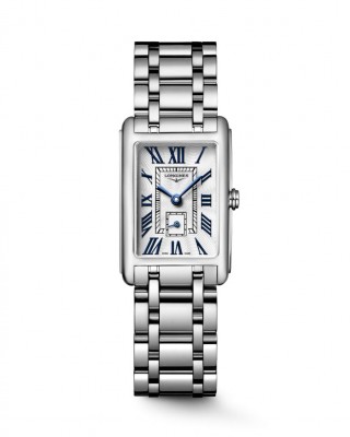 Longines DolceVita L5.255.4.70.6 Quartz Ανοξείδωτο ατσάλι Μπρασελέ Λευκό χρώμα καντράν Λατινική αρίθμηση