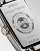 Longines DolceVita L5.512.5.75.7 Quartz Επιχρυσωμένο ανοξείδωτο ατσάλι 18 καρατίων Μπρασελέ Λευκό χρώμα καντράν Λατινική αρίθμηση