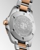 Longines HydroConquest L3.769.3.58.7 Quartz Ανοξείδωτο ατσάλι Διμεταλλικό Μπρασελέ Μαύρο χρώμα καντράν