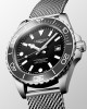Longines HydroConquest L3.788.4.70.6 Αυτόματο Ανοξείδωτο ατσάλι Milanese Μπρασελέ Μαύρο χρώμα καντράν