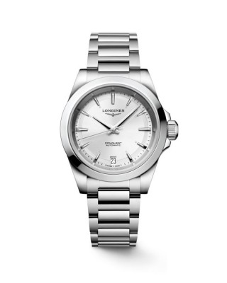 Longines Conquest L3.430.4.72.6 Αυτόματο Ανοξείδωτο ατσάλι Μπρασελέ Ασημί χρώμα καντράν