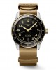 Longines Spirit Zulu Time L3.812.5.53.9  Αυτόματο Ανοξείδωτο ατσάλι Συνθετικό λουρί καφε χρώματος Μαύρο χρώμα καντράν Κεραμική στεφάνη