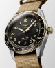 Longines Spirit Zulu Time L3.812.5.53.9  Αυτόματο Ανοξείδωτο ατσάλι Συνθετικό λουρί καφε χρώματος Μαύρο χρώμα καντράν Κεραμική στεφάνη