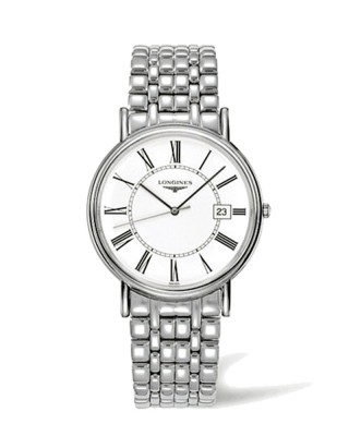 Longines Présence L4.790.4.11.6 Αυτόματο Ανοξείδωτο ατσάλι Μπρασελέ Λευκό χρώμα καντράν