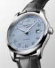 Longines Master Collection L2.950.4.99.2 Αυτόματο Ανοξείδωτο ατσάλι Ανθρακί δερμάτινο λουρί Γαλα΄ζιο χρώμα καντράν