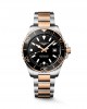 Longines HydroConquest L3.769.3.58.7 Quartz Ανοξείδωτο ατσάλι Διμεταλλικό Μπρασελέ Μαύρο χρώμα καντράν