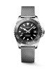 Longines HydroConquest L3.779.4.70.6 Αυτόματο Ανοξείδωτο ατσάλι Milanese Μπρασελέ Μαύρο χρώμα καντράν