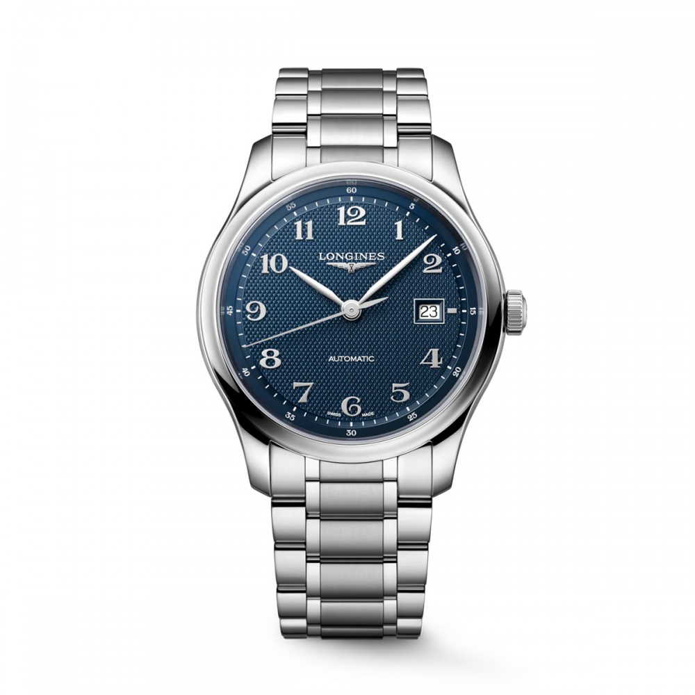 Longines Master collection L2.950.4.93.6 Αυτόματο Ανοξείδωτο ατσάλι Μπρασελέ Μπλε χρώμα καντράν