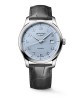 Longines Master Collection L2.950.4.99.2 Αυτόματο Ανοξείδωτο ατσάλι Ανθρακί δερμάτινο λουρί Γαλα΄ζιο χρώμα καντράν