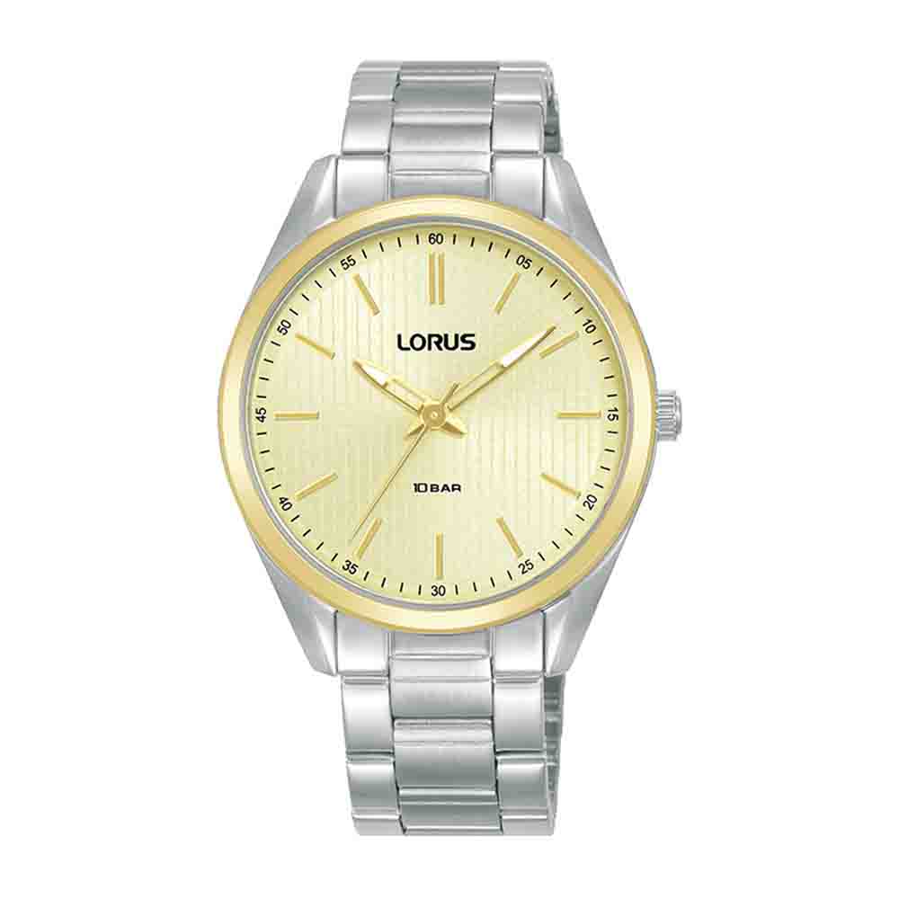 Lorus Sports RG214WX9 Quartz Ανοξείδωτο ατσάλι Μπρασελέ Χρυσό χρώμα καντράν