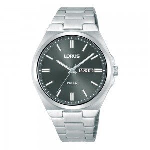 Lorus Sports RH393AX9 Quartz Ανοξείδωτο ατσάλι Μπρασελέ Γκρι χρώμα καντράν