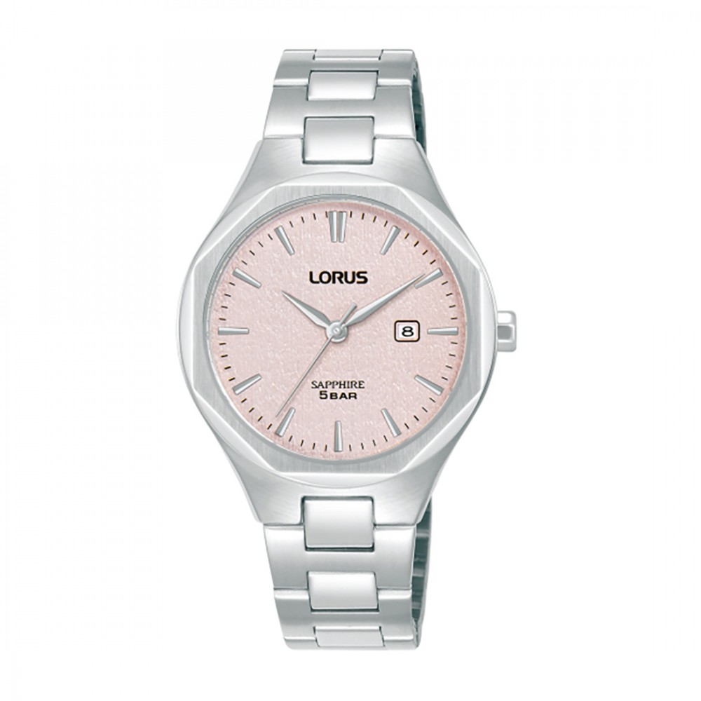 Lorus Classic RH749BX9 Quartz Ανοξείδωτο ατσάλι Μπρασελέ Ροζ χρώμα καντράν