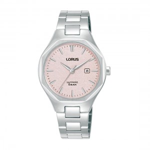 Lorus Classic RH749BX9 Quartz Ανοξείδωτο ατσάλι Μπρασελέ Ροζ χρώμα καντράν