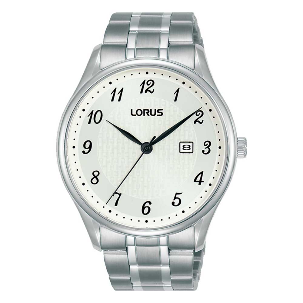 Lorus Classic RH907PX9 Quartz Stainless Steel Bracelet strap White color dial