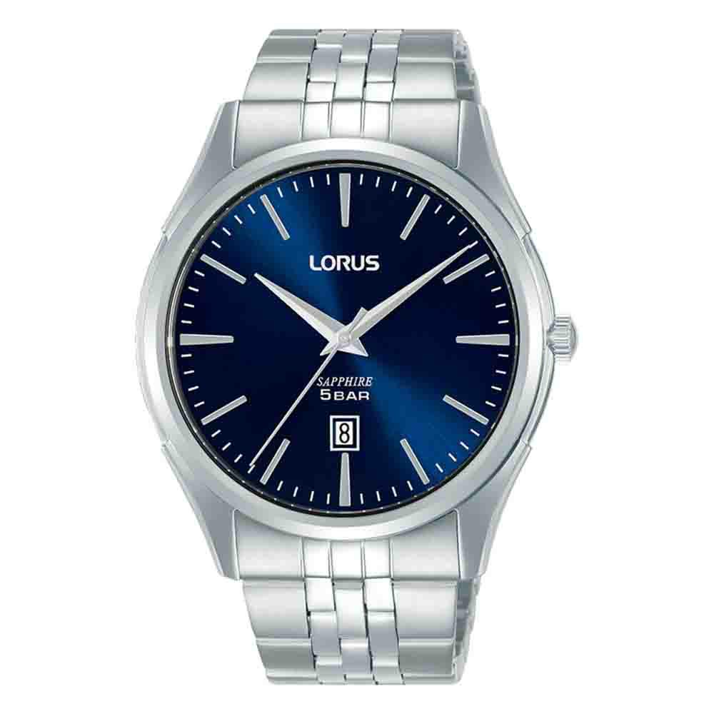 Lorus Classic RH947NX5 Quartz Stainless Steel Bracelet Blue color dial