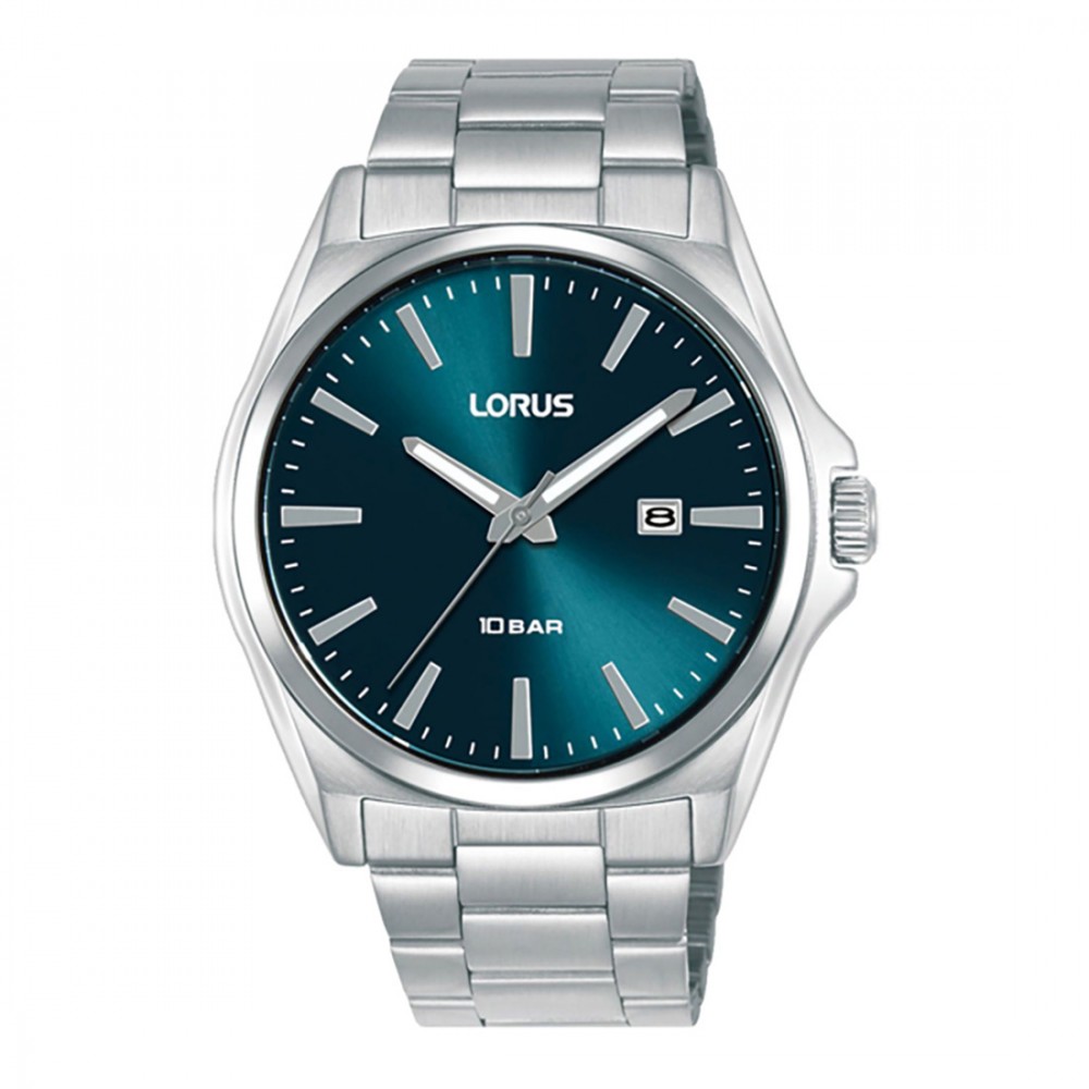 Lorus Sports RH947SX9 Quartz Ανοξείδωτο ατσάλι Μπρασελέ Μπλε χρώμα καντράν