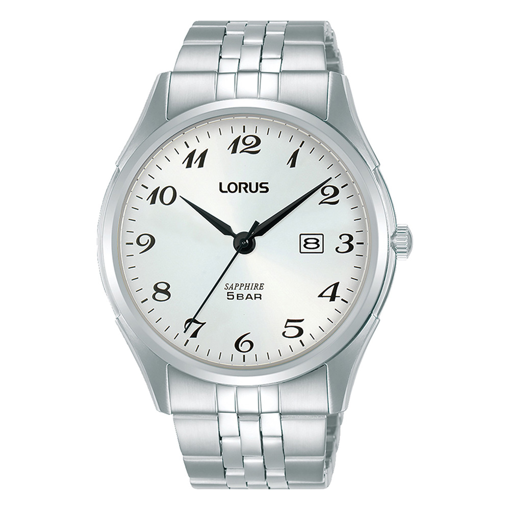 Lorus Classic RH953NX9 Quartz Stainless Steel Bracelet strap White color dial