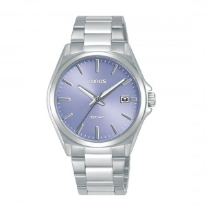 Lorus Sports RH955SX9 Quartz Ανοξείδωτο ατσάλι Μπρασελέ Γαλάζιο χρώμα καντράν