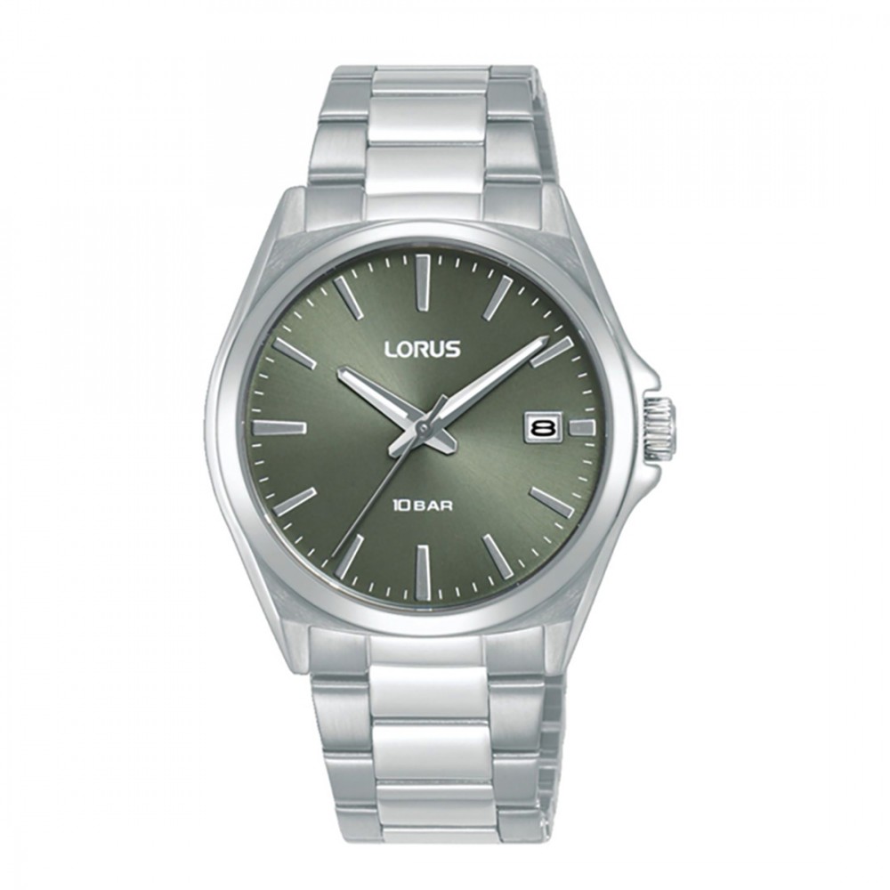 Lorus Sports RH959SX9 Quartz Ανοξείδωτο ατσάλι Μπρασελέ Πράσινο χρώμα καντράν