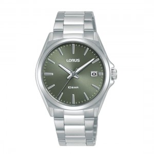 Lorus Sports RH959SX9 Quartz Ανοξείδωτο ατσάλι Μπρασελέ Πράσινο χρώμα καντράν