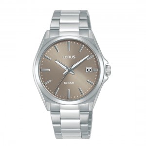 Lorus Sports RH961SX9 Quartz Ανοξείδωτο ατσάλι Μπρασελέ Καφέ χρώμα καντράν