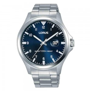 Lorus Classic RH963KX9 Quartz Stainless Steel Bracelet Blue color dial