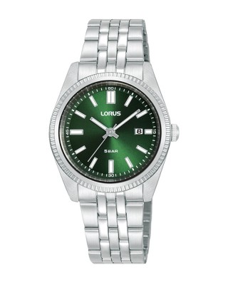 Lorus Classic RJ273BX9 Quartz Ανοξείδωτο ατσάλι Μπρασελέ Πράσινο χρώμα καντράν
