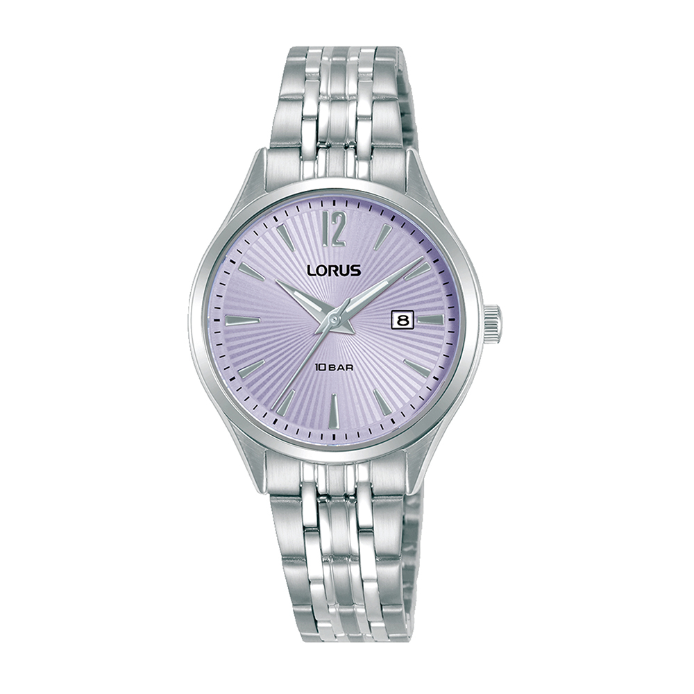 Lorus Classic RJ299BX9 Quartz Ανοξείδωτο ατσάλι Μπρασελέ Μωβ χρώμα καντράν