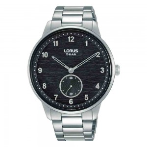 Lorus Dress RN455AX9 Quartz Stainless Steel Bracelet Black color dial