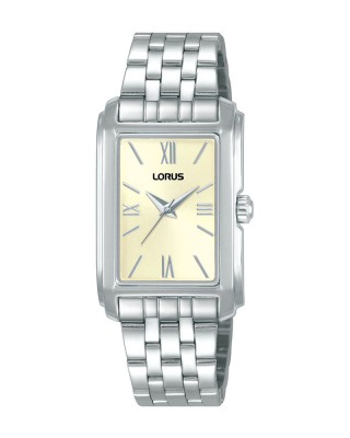 Lorus Women RRX69JX9 Quartz Ανοξείδωτο ατσάλι Μπρασελέ Μπεζ χρώμα καντράν