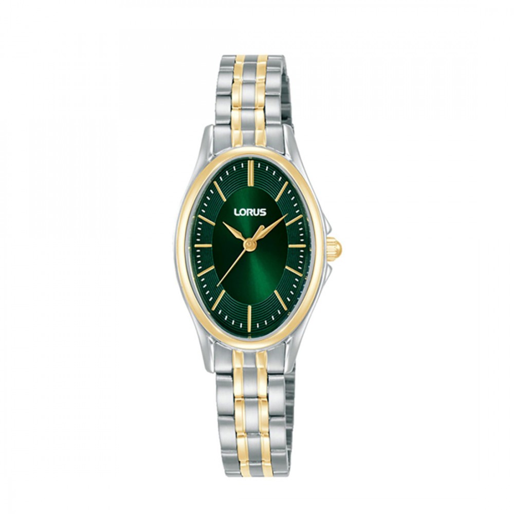 Lorus Women RRX84JX9 Quartz Ανοξείδωτο ατσάλι Μπρασελέ Πράσινο χρώμα καντράν