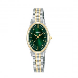 Lorus Women RRX84JX9 Quartz Ανοξείδωτο ατσάλι Μπρασελέ Πράσινο χρώμα καντράν