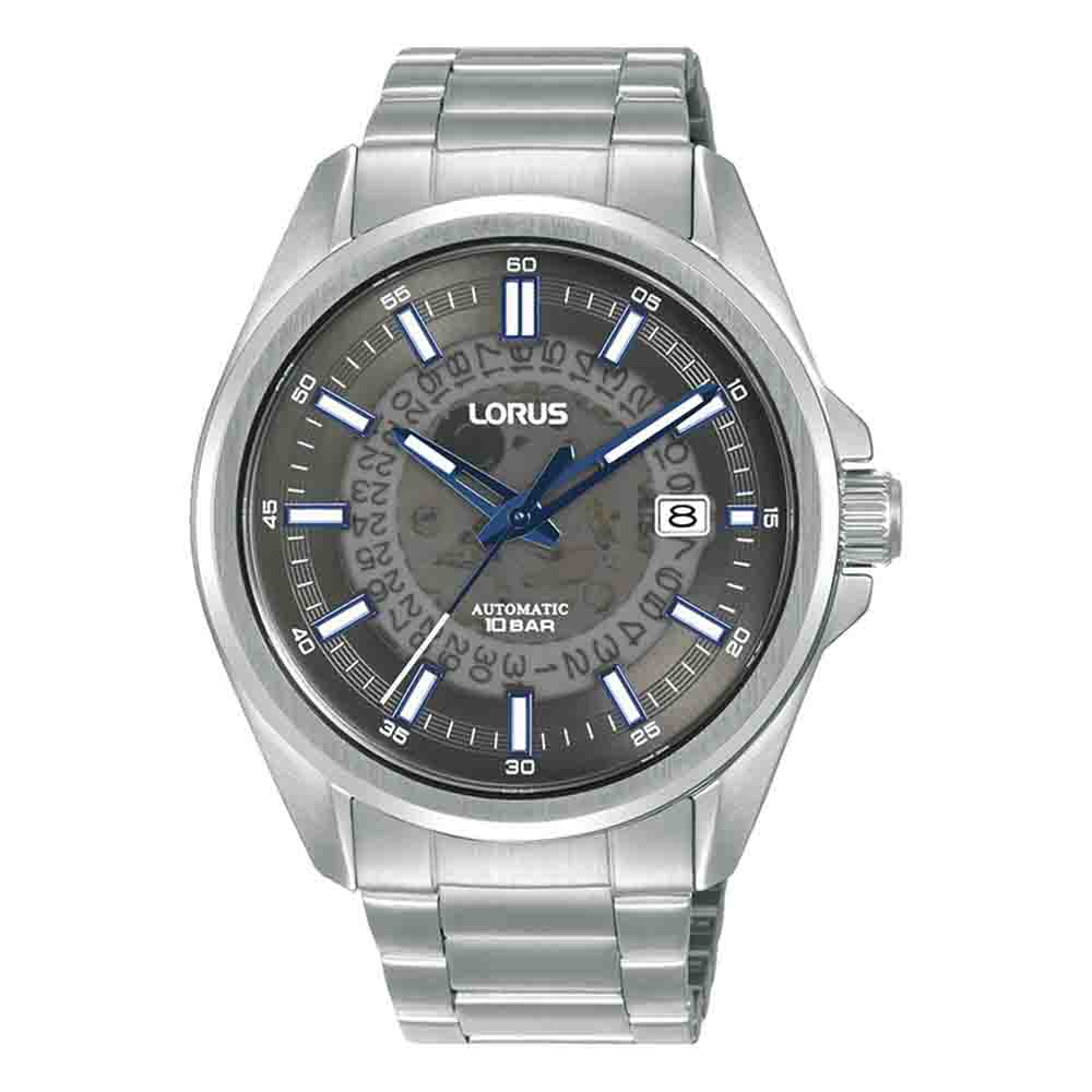 Lorus Classic-Mechanical RU407AX9 Αυτόματο Ανοξείδωτο ατσάλι Μπρασελέ Γκρι χρώμα καντράν