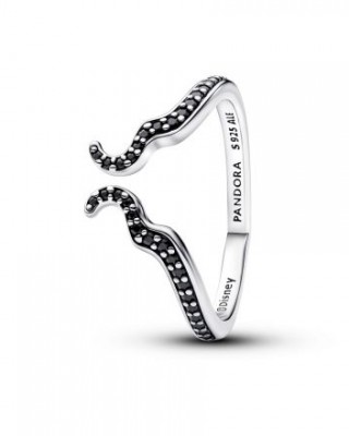 Pandora Λαμπερό Δαχτυλίδι Disney Maleficent Πέτρες Ασήμι 925 Βαθμών Κωδικός 194333C01-52