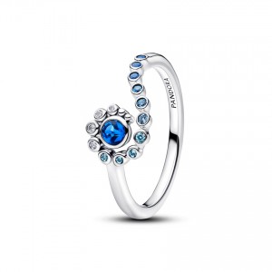 Pandora Αστραφτερό Δαχτυλίδι Disney Moana Πέτρες Ασήμι 925 Βαθμών Κωδικός 194641C01-52